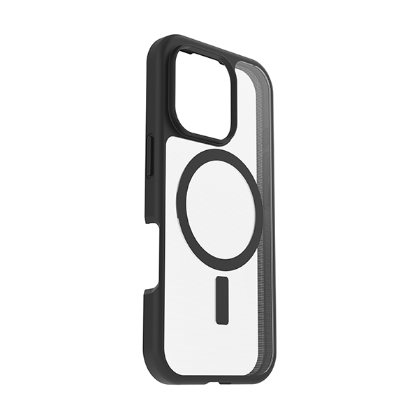 כיסוי שקוף/שחור React לאייפון 16 פרו להגנה מיטבית OtterBox