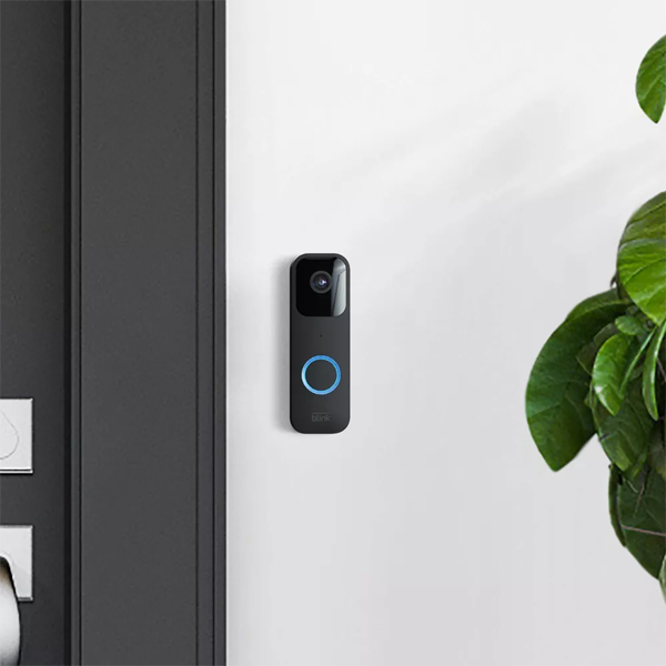 פעמון דלת חכם Blink Video Doorbell עם Sync Module 2 ומצלמת HD