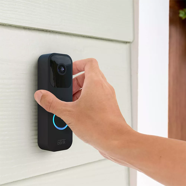 פעמון דלת חכם Blink Video Doorbell עם Sync Module 2 ומצלמת HD