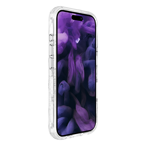 כיסוי Laut Crystal Matter X שקוף לאייפון 16 פרו מקס תומך MagSafe