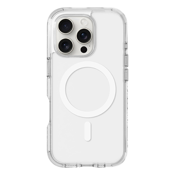כיסוי Laut Crystal Matter X שקוף לאייפון 16 פרו תומך MagSafe