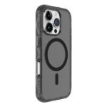כיסוי Laut Crystal Matter X שקוף שחור לאייפון 16 פרו מקס תומך MagSafe