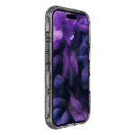 כיסוי Laut Crystal Matter X שקוף שחור לאייפון 16 פרו מקס תומך MagSafe