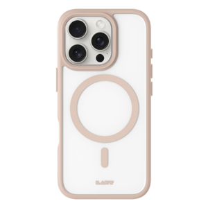 כיסוי Laut HUEX PROTECT בז׳ לאייפון 16 פרו מקס תומך MagSafe