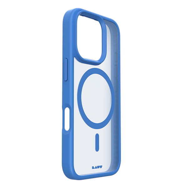 כיסוי Laut HUEX PROTECT כחול לאייפון 16 פרו תומך MagSafe