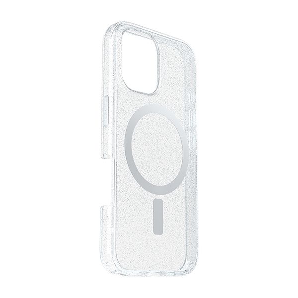 כיסוי Symmetry שקוף נצנצים לאייפון 16 להגנה מיטבית OtterBox