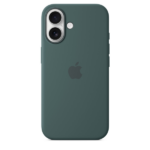 כיסוי סיליקון לאייפון 16 ירוק תומך MagSafe מקורי Apple Silicone Lake Green