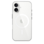 כיסוי סיליקון לאייפון 16 שקוף תומך MagSafe מקורי Apple Silicone Clear