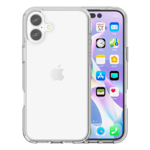 כיסוי שקוף דק לאייפון 16 Grip Case Crystal