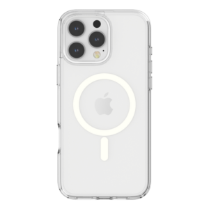 כיסוי שקוף דק לאייפון 16 פרו מקס תומך טעינת MagSafe אלחוטית Grip Case Crystal