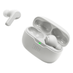 אוזניות JBL Wave Beam לבנות | ביטול רעשים וסאונד עוצמתי