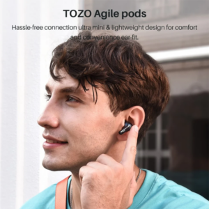 אוזניות אלחוטיות Agile Pods עם עמידות למים איכות שמע מתקדמת ועיצוב קל משקל