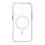 כיסוי מגן שקוף לאייפון 16 אפור Echo Wave Plus תומך MagSafe עם הגנה בפינות Beelan