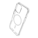 כיסוי מגן שקוף לאייפון 16 אפור Echo Wave Plus תומך MagSafe עם הגנה בפינות Beelan