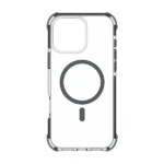 כיסוי מגן שקוף לאייפון 16 פרו מקס שחור Echo Wave Plus תומך MagSafe עם הגנה בפינות Beelan