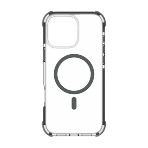 כיסוי מגן שקוף לאייפון 16 פרו מקס שחור Echo Wave Plus תומך MagSafe עם הגנה בפינות Beelan