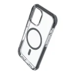 כיסוי מגן שקוף לאייפון 16 שחור Echo Wave Plus תומך MagSafe עם הגנה בפינות Beelan