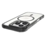כיסוי סטנד לאייפון 16 פרו מקס שקוף שחור Bungee תומך MagSafe עם הגנה בפינות Beelan