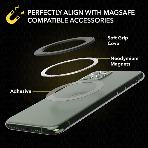מתאם טבעת לMagsafe לשדרוג כל מכשיר Scosche MagicRing