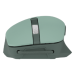 עכבר אלחוטי Bluetooth ארגונומי עם 6 כפתורים שקט ונייד Asus MD200 ירוק