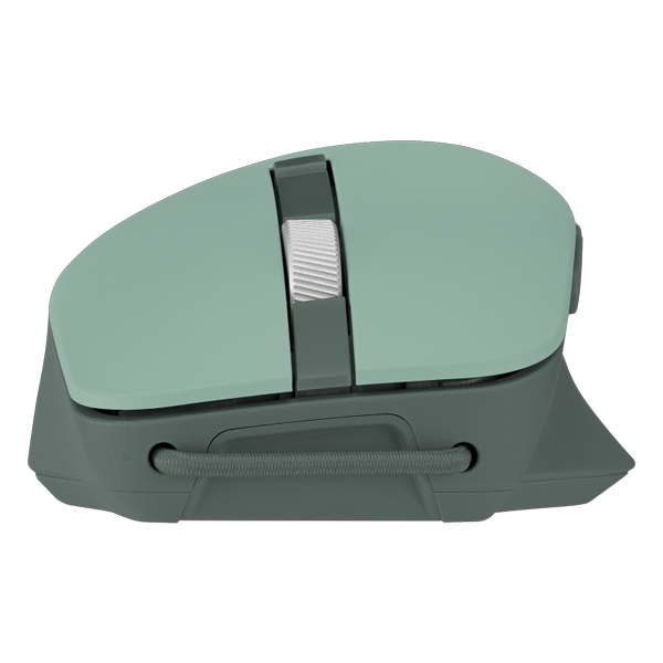 עכבר אלחוטי Bluetooth ארגונומי עם 6 כפתורים שקט ונייד Asus MD200 ירוק