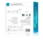 ראוטר מתקדם מהיר ביותר תומך 4G עם 4 אנטנות Nordic Blaze 4T