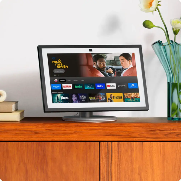 Amazon Echo Show 15" | מסך חכם למטבח עם Alexa – חוויית בית חכם מושלמת