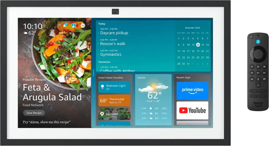 Amazon Echo Show 15" | מסך חכם למטבח עם Alexa – חוויית בית חכם מושלמת