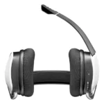 אוזניות גיימינג אלחוטיות Corsair Void Rgb Elite Wireless לבן עם שמע היקפי 7.1 ונוחות מירבית