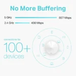 מגדיל טווח Mesh Wi-Fi עוצמתי לגלישה חלקה בכל הבית | TP-Link Deco M5