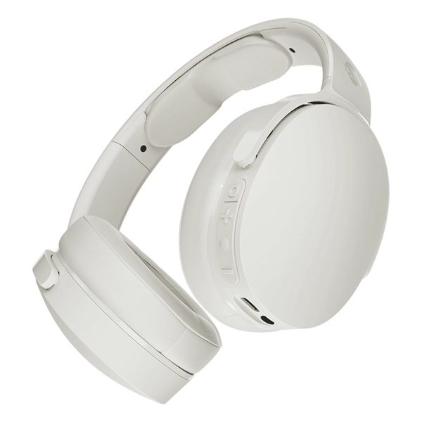 אוזניות אלחוטיות בז' Skullcandy Hesh Evo עם סאונד איכותי וסוללה עוצמתית