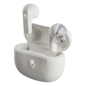 אוזניות אלחוטיות בז' Skullcandy Rail צליל מדויק ועוצמתי עם סוללה חזקה