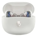 אוזניות אלחוטיות בז' Skullcandy Rail צליל מדויק ועוצמתי עם סוללה חזקה