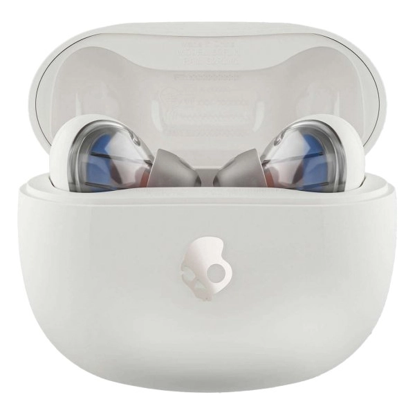 אוזניות אלחוטיות בז' Skullcandy Rail צליל מדויק ועוצמתי עם סוללה חזקה