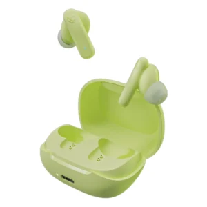 אוזניות אלחוטיות ירוקות Skullcandy Smokin Buds עם איכות שמע גבוהה ועמידות למים
