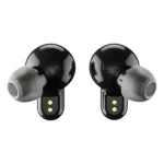 אוזניות אלחוטיות שחורות Skullcandy Dime Evo עמיד למים עם סוללה חזקה