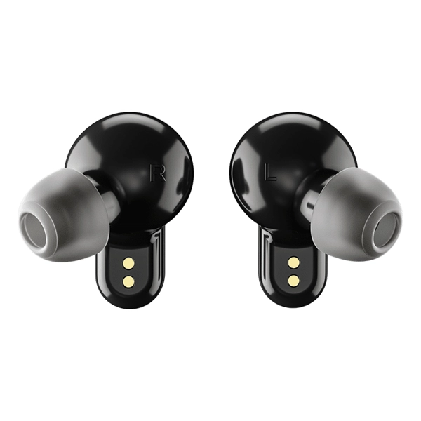 אוזניות אלחוטיות שחורות Skullcandy Dime Evo עמיד למים עם סוללה חזקה