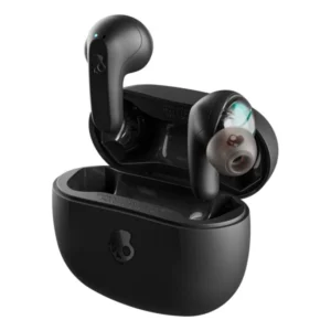 אוזניות אלחוטיות שחורות Skullcandy Rail צליל מדויק ועוצמתי עם סוללה חזקה