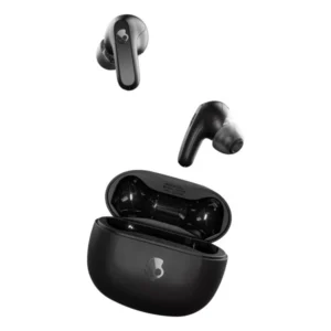 אוזניות אלחוטיות שחורות Skullcandy Rail צליל מדויק ועוצמתי עם סוללה חזקה