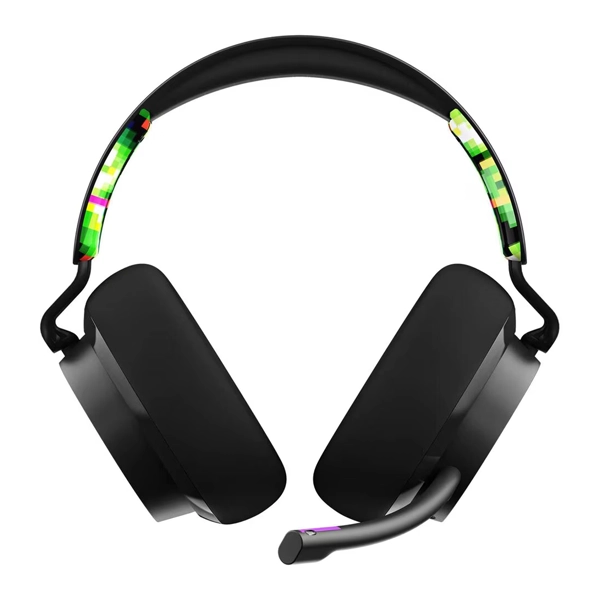 אוזניות גיימינג חוטיות שחור/ירוק Skullcandy SLYR Xbox עם סאונד מדויק ומיקרופון נשלף