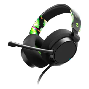 אוזניות גיימינג חוטיות שחור/ירוק Skullcandy SLYR Pro Xbox עם סאונד מדויק ומיקרופון מתקדם