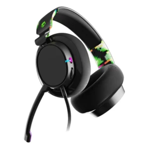 אוזניות גיימינג חוטיות שחור/ירוק Skullcandy SLYR Pro Xbox עם סאונד מדויק ומיקרופון מתקדם