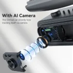 גימבל מקצועי מתקפל עם חצובה, מצלמת AI, תאורת LED וסיבוב 325 מעלות Yesido SF21