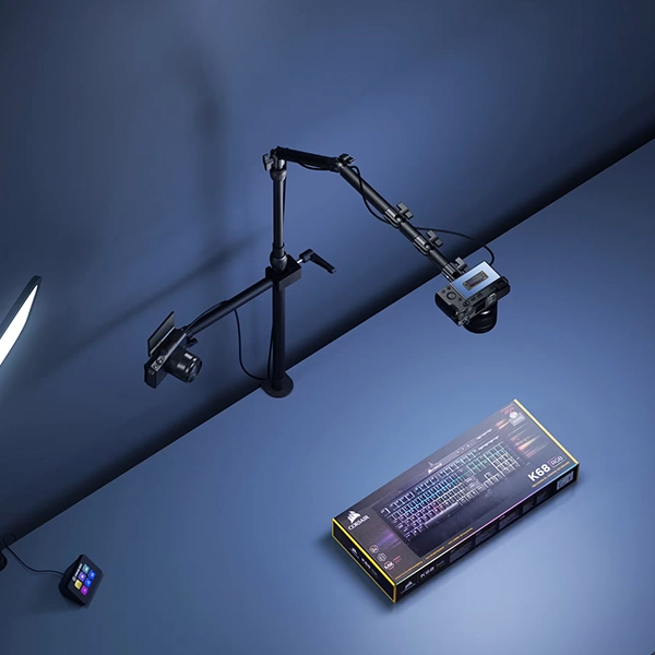 זרוע הרחבה Elgato Solid Arm לחיבור מצלמות, תאורה ואביזרים נוספים