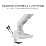 זרוע למסכים 17-49 אינץ׳ עם מנגנון גז חיבורי USB וניהול כבלים מתקדם Lumi LDT69-C012UC