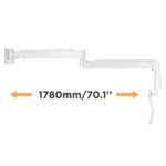 זרוע למסכים 17"-32" מתכווננת | Lumi LDA34-112 – התאמה מושלמת ונוחות מקסימלית