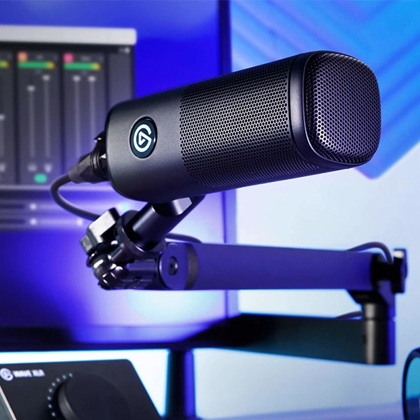 זרוע מיקרופון נמוכה Elgato Wave Mic Arm LP עם עיצוב אלגנטי וניהול כבלים מובנה