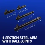 זרוע פרימיום Elgato Flex Arm L – התאמה גמישה לציוד צילום ותאורה