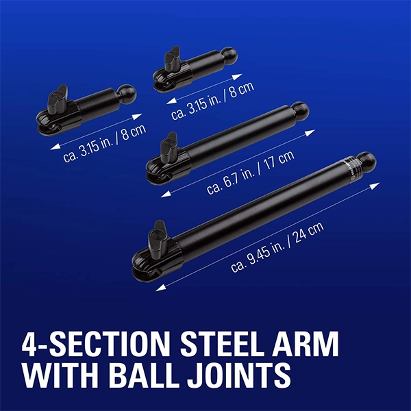 זרוע פרימיום Elgato Flex Arm L – התאמה גמישה לציוד צילום ותאורה