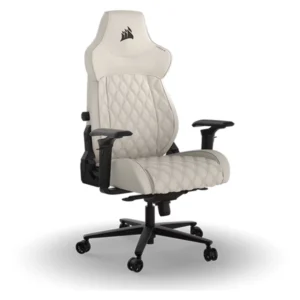 כיסא גיימינג Corsair TC500 LUXE FROST לבן עם תמיכה ארגונומית וריפוד נושם